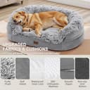 Gimars Letto ortopedico per cani di taglia extra grande 9,5 cm, con schiuma a forma di uovo 28D, fodera impermeabile per cuccioli, anziani - 5