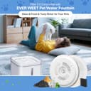 5 Stück Katzenbrunnen Filter 3.0, Ersatzfilter kompatibel mit Everweet Solo SE/Solo 2/3 Pro/3/2s Hunde Wasserfontänen, Vierfaches Filtration Haustier Wasser-Brunnen-Filter - 5