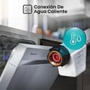 Hisense HS622E10X - Lavavajillas, Capacidad para 13 servicios, 60 cm, Programa ECO, Silencioso, 2, Filtro autolimpiable, Contador digital, Libre instalación, Inox - 9