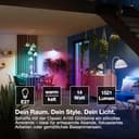 Osram SMART+ Matter LED-Lampe A100 Kolbenform 14W E27 RGBW, dimmbar, App- & Sprachsteuerung, WiFi, Alexa & Google kompatibel, hohe Effizienz, White - 2