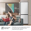 Hisense MC60300E - Frigorífico Combi, Eficiente Clase E, Capacidad 304 L con 186 cm Alto, Cajón Verduras, 4 Estrellas Congelador, Puerta Reversible, Silencioso 39dB, Color Blanco - 11