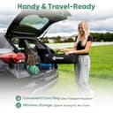 Sekey Pop Up Gazebo with Sides 3m x 3m, Heavy Duty Gazebo with Carry Bag, Instant Setup, Waterproof 1000mm - Marquee Garden Party Tent Outdoor, (Grey, 3x3 with Sides) - 6