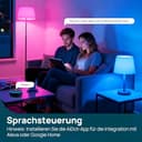 Linkind Matter E27 Smart LED Lampe 1600lm 14W, RGBTW & Weiß (1800-6500K), ersetzt 100W, 104 Szenen, 2,4GHz, kompatibel mit HomeKit/Alexa/Google/Siri/SmartThings, A67, 2er-Pack - 5