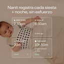 Nanit Pro Baby Monitor - Monitor Bebé Inteligente - Vigilabebés con Audio Bidireccional, Alertas Movimientos y Sonidos, Monitoreo Sueño - Cámara Bebé Wi-Fi 1080p con Visión Nocturna - Soporte Suelo - 7