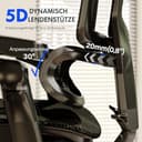 FLEXISPOT ErgoX Pro Ergonomischer Bürostuhl mit 12-stufiger Höhenverstellung, 7D-Armlehnen, 5D-Lendenstütze, 4D-Kopfstütze, 250-kg Belastbarkeit und atmungsaktivem Netzsitz (Schwarz) - 7