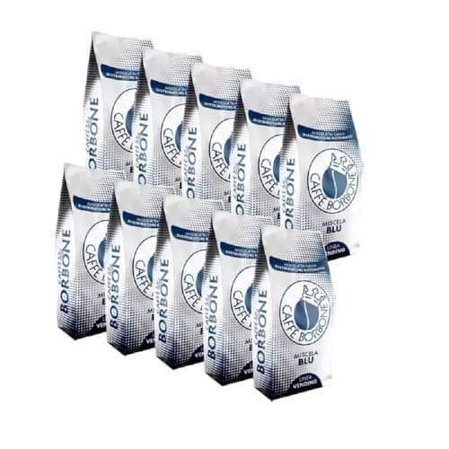 Kaffeebohnen BLAUE Mischung Caffè Borbone 500 gr x 10