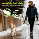 Pecute Guinzaglio Retrattile per Cani, Guinzaglio per Cane 8m con Guinzaglio Esteso Senza Grovigli a 360°, Impugnatura Antiscivolo e Pulsante di Freno Rapido,Verde - 6