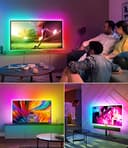 Daymeet Striscia LED TV RGB 4m, Retroilluminazione TV per 55-75 Pollici, Luci LED RGB con App + Telecomando, Sincro Musicale, Effetto Arcobaleno Dinamico, Alimentazione USB per Monitor HDTV - 7