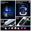 Oral-B iO Series 10 Elektrische Zahnbürste + Ersatzbürste , Bluetooth, 7 Bürstmodi, Coaching, 1 Reisetasche, 1 Tasche, Schwarz / Cosmic Black (Verpackung kann variieren) - 6