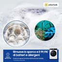 Samsung Lavatrice Bespoke AI WW11DB7B94GE/U3, Libera installazione, 11 Kg, Wifi, Ecodosatore, AI Energy Mode, Carica Frontale, Corpo: Bianco, Oblò e Pannello: Nero, 60l x 85h x 60p cm - 6