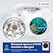 Samsung Lavatrice Bespoke AI WW11DB7B94GE/U3, Libera installazione, 11 Kg, Wifi, Ecodosatore, AI Energy Mode, Carica Frontale, Corpo: Bianco, Oblò e Pannello: Nero, 60l x 85h x 60p cm - 6