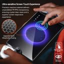 ivoler 2 Piezas Protector de Pantalla Compatible con PlayStation Portal Remote Player, Cristal Vidrio Templado Premium, Dureza 9H, Antihuellas, HD Transparente, Sin Burbujas - 6