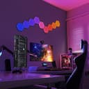 Nanoleaf Shapes Ultra Black Hexagon Expansion Pack, 3 Esagoni LED Aggiuntivi RGBW - Applique da Parete Interno Modulari, Luci Led 16M Colori WiFi, Funziona con Alexa, Sincronia Musica e Monitor - 7