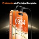 TOCOL Protector Pantalla para iPhone 17 Pro, Alineación Automática para Una Instalación Rápida, Cristal Templado de Dureza 9H Inastillable, HD Transparente, 2 Piezas - 4