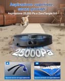 ECOVACS DEEBOT T30C OMNI GEN2 Robot Aspirapolvere e Lavapavimenti, 25.000 Pa, ZeroTangle 3.0, TruEdge 2.0, TrueMapping 2.0, Lavaggio dei panni con acqua calda a 75°C, Stazione OMNI All-in-One, Nero - 2