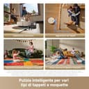 DREAME L40 Ultra A Robot Aspirapolvere e Lavapavimenti con Svuotamento Automatico della Polvere e Doppio Sistema Antigroviglio, Aspirazione da 24.000 Pa, Sollevamento dei Panni di Lavaggio da 10,5 mm - 9