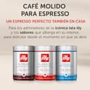 illy, Café Molido Espresso de Tueste FORTE, 100% Arábica con un Intenso Aroma a Pan Tostado y un Sabor Final a Chocolate Negro, Sabor Fuerte, 1 Lata de 250g - 3
