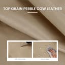 befen Bolsos Hobo de Piel Auténtica para Mujer, Bolso de Mano y Hombro de Primera Calidad con Lazo de Borlas - 3