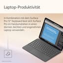 Microsoft Surface Pro | Copilot+ PC | 12” LCD Touchscreen | Snapdragon® X Plus | 16GB RAM | 512GB Speicher | Neuestes Modell | Platin - 9