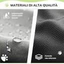 Morpilot Grande trasportino per cani e gatti, gabbia da viaggio per animali domestici con lati morbidi, trasportino pieghevole per cani per max 32 kg, con ciotola pieghevole, tracolla e tasche - 7