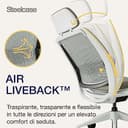 Sedia da ufficio ergonomica Steelcase Series 2 con supporto lombare LiveBack, braccioli 4D, poggiatesta regolabile Truffle; Prodotto in Europa - 5