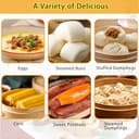 Genérico Vaporera eléctrica Comercial para Dim Sum, de Dos, Cuatro o Seis Orificios, con Alarma de combustión en seco y Suministro de Agua Independiente, para cocinar 6 Orificios. - 2