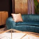 Kare Design Kissen Cannes Puder, Weiß, 45x45cm, Zierkissen, Dekokissen, Couchkissen mit Reißverschluss, Samtbezug - 4