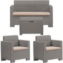 BICA 9067.3 Set Nebraska Salottino 4 Posti, Marrone, 281 x 155 x 79 cm - 1