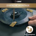 lohag® 30 Mähroboter Klingen für Worx Landroid - mit Titancarbid Legierung inkl. Schrauben Set - Ideales Mähroboter Zubehör - Rasenmäher Ersatzklingen - 5