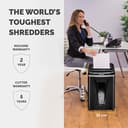 Fellowes Powershred 450M - Triturador de papel (Cross shredding, 22 cm, 2 x 12 mm, 22 L, Botones, 4 rueda(s)) - 8