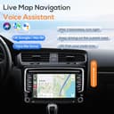 Haudio 2 Din Car Stereo with Wireless Apple CarPlay & Android Auto, 7 Inch Car Screen with Canbus, Bluetooth, Mirror Link,WiFi, FM/AM/RDS/SWC Car Radio for VW Golf 6, Passat, Polo, Tiguan, Jetta&Skoda - 3