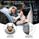 Kinderkraft I-GROW Kindersitz 0-36 kg, I-SIZE 40-150 cm, 360 grad drehbar, Kinderautositz mit Isofix station, FWF und RWF, Verstellbare Kopfstütze/Rückenlehne mit Liegeposition, Grau - 4