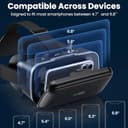 XWP Visore Realtà Virtuale Con Lenti HD Anti Luce Blu, Occhiali VR 3D Per Smartphone, Compatibile Con iPhone E Android (4,7–6,8"), Per Giochi VR E Film, Regalo Di Compleanno Per Amici E Famiglia - 7