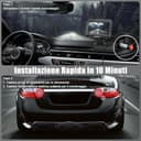 VASTEND Wireless Telecamera Retromarcia 5 Pollici HD 1080P Monitor, IP69 Impermeabile IR Visione Notturna Telecamera Posteriore, 150° Grandangolare, per Camion, Camper, Pickup, SUV - 2