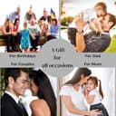 Couples Gift Personalised Olive Wood Cutting Board Chopping Board Wedding Gift New Home Gift Engagement Wedding Anniversary Valentines Initials Design in 25cm 30cm 40cm 50cm (Rustic 50cm) - 8