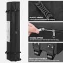 Yaheetech Pop Up Gazebo, 3x3m Instant Foldinng Shelter with Wheeled Bag, 4 Sandbags, 4 Ropes, 12 Stakes, Metal Frame, Adjustable Height, Top Air Vent, Dark Grey - 9