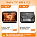 Juego de 2 protectores antisalpicaduras para freidora de aire caliente Dual Blaze TwinFry (10 L) - 4