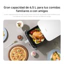 Xiaomi Smart Air Fryer 6.5L - Freidora de aire 6.5L, 1800W, +100 recetas, pantalla OLED, temperatura regulable 40°C-220°C °, Cocción uniforme 360°, negro (Versión ES) - 7