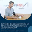 OMRON X4 Connect AFib - Automatisches Blutdruckmessgerät mit App und Bluetooth, Oberarm-Blutdruckmessgerät mit Vorhofflimmern (AFib) Erkennung | klinisch validiert | Diabetiker & Schwangere | 22-42cm - 2