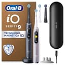 Oral-B iO 9 Pack De 2 Cepillos De Dientes Eléctricos Negro y Rosa, 3 Cabezales, 1 Estuche Cargador De Viaje, 7 Modos De Cepillado Con Blanqueamiento Dental, Sensor De Presión, Diseñado por Braun - 1