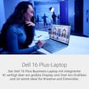 Dell 16 Plus DB16250 Laptop Copilot+ PC, 16'' 2,5K Display, Intel Core Ultra 7 Series 2, Intel Arc, 16 GB RAM, 512 GB SSD, Windows 11 Home, Deutsche QWERTZ Tastatur, Ice Blue - 2