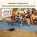 roborock Q7 M5 Robot Aspirapolvere Lavapavimenti con Mappatura, 10.000 Pa, Anti-groviglio, Quantità d'acqua Regolabile per il Lavaggio, Auto Boost sui Tappeti, Controllo APP, Nero - 8