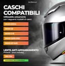 Everalo Visiera Compatibile con Shoei Nxr 2 - Z8 - Xspr Pro - X15 - Cwr F2 (Dark Fume') - 2