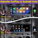 AWESAFE Radio de Coche 1 DIN Universal con Carplay y Android Auto Inalámbrico, Autoradio 1 DIN con Pantalla Táctil de 6.36 Pulgadas y Cámara Trasera, Soporta Bluetooth/Mandos Volante/FM/Double USB - 4