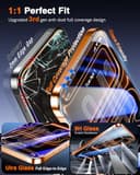 LK für iPhone 17 Pro/iPhone 17 für Panzerglas, Staubfrei [Full Screen] Auto-Installation Schutzglas [9H TOP Härte] Stoßfest Kratzfest Anti-Bläschen Anti-Fingerabdruck, Kompatibel mit Hülle, 2 Stück - 5