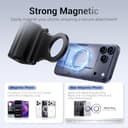Magnetic Phone Camera Grip,Shutter Grip for iPhone 17 Pro Max with Bluetooth Remote & 1/4" Tripod Screw for iPhone 16 15 14 13 & Android Smartphone Camera Handle Holder for Video Photo Fun Shooting - 3