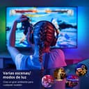 Yeelight tira LED inteligente 1S, banda de luz de 2 m, luces compatibles con Alexa para el hogar inteligente, tira de luz LED RGB Razer Chroma, funciona con Homekit - 7