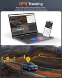 RENGAC Cámara: Doble Cámara 4K+2K Full HD para Autos, con WiFi 5G Integrado y Tarjeta SD 64GB, GPS, Pantalla IPS de 3", Visión Nocturna UHD 2160P, Control por App, HDR y Monitor de Estacionamiento 24H - 6