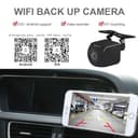 Telecamera di retromarcia Wifi 5V USB/12V HD WIFI 5 Telecamera per visione notturna Tachigrafo impermeabile Compatibile con Android IOS per Moto Auto Camper Van,Nero,A - 5