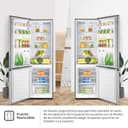 Hisense RB343D4CDE - Frigorífico Combi Cíclico, 269L, Class E, Ancho 55cm x Alto 180cm, Puerta Reversible, Apertura de Puertas 90º, Iluminación Led, Cajón Frutas y Verduras, Gran Capacidad, Inox - 8